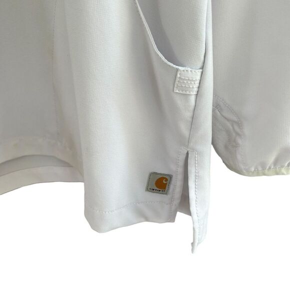 Carhartt Force Womens Size XL Cross-Flex Full Zip Lightweight Scrubs Jacket - Picture 5 of 6